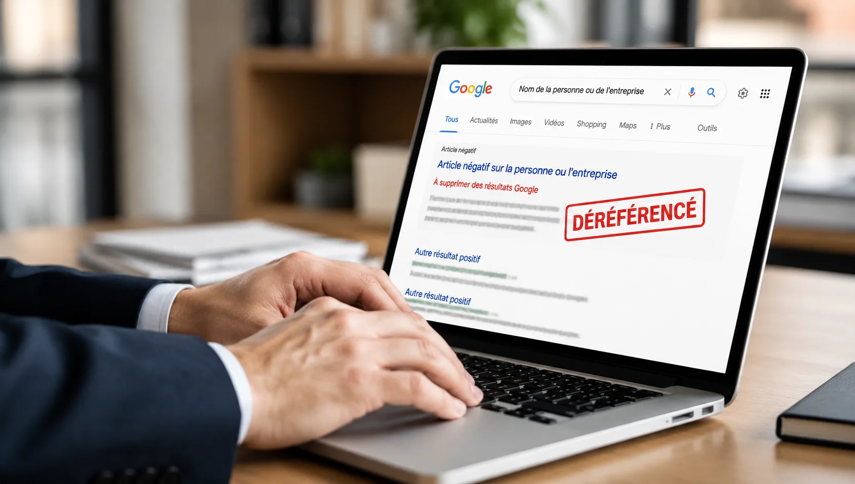 Déréférencement d'article Google : comment faire supprimer un article négatif des résultats de recherche ?