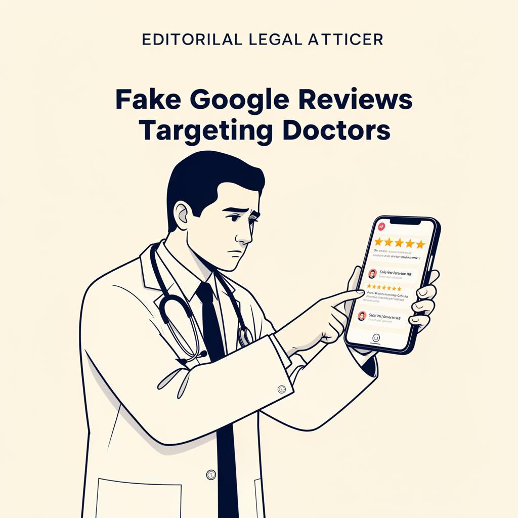 Faux avis Google sur la fiche d'un médecin : la procédure complète pour obtenir leur suppression durable en 2026