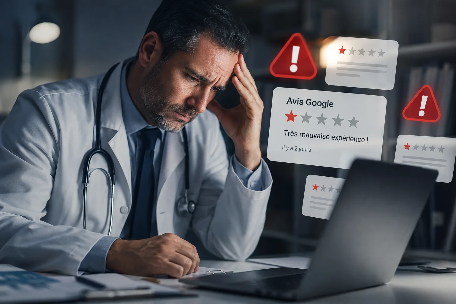 Faux avis Google en masse : la riposte juridique au cyber-harcèlement organisé visant les médecins, dentistes et avocats